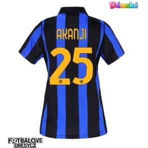 Inter Milan Manuel Akanji #25 Dámské Domácí Dres 2026-27 Krátký Rukáv